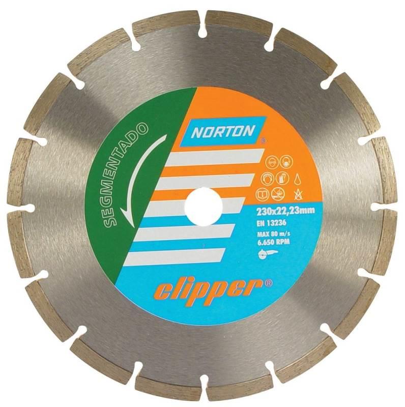 Disco Diamantado 9 POL x 22 MM Clipper Segmentado NORTON