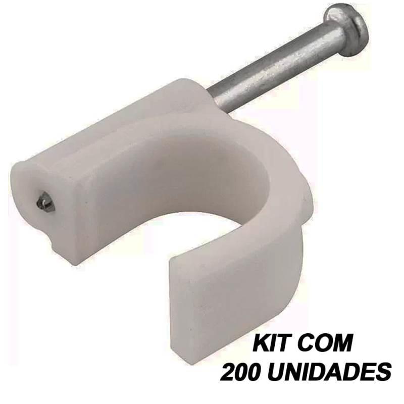 Kit Grampos Para Fios 10MM Redondo Com 200 Unidades 2898120010 VONDER