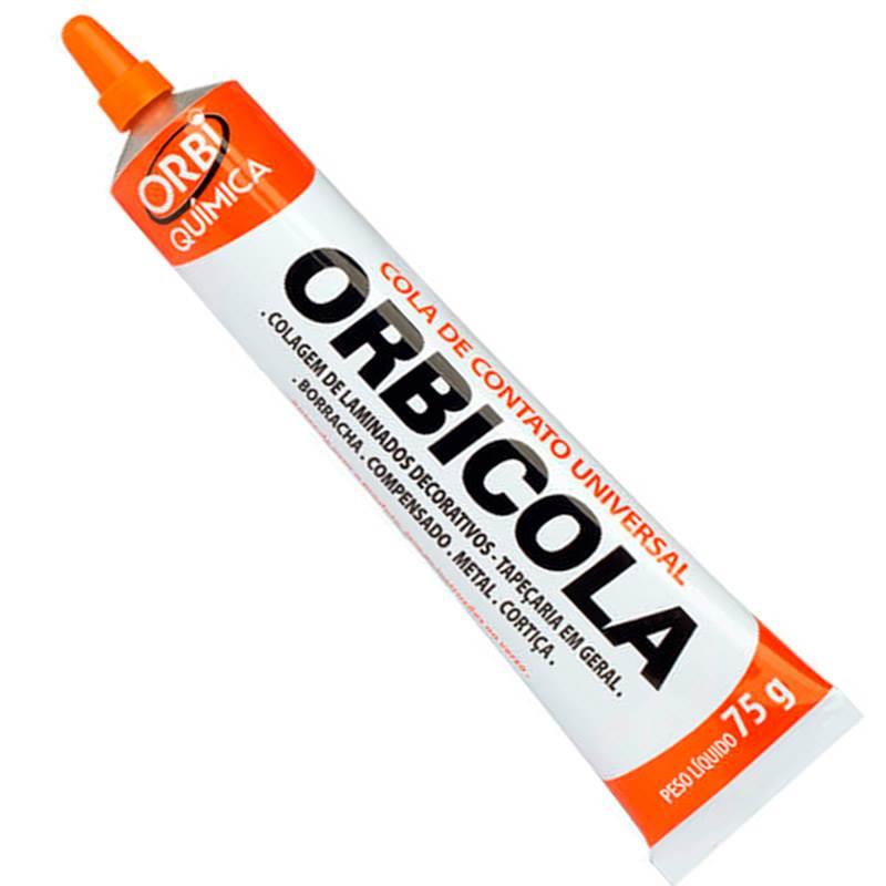 Adesivo Cola de Contato Universal OrbiCola Âmbar 75 GR ORBI QUÍMICA