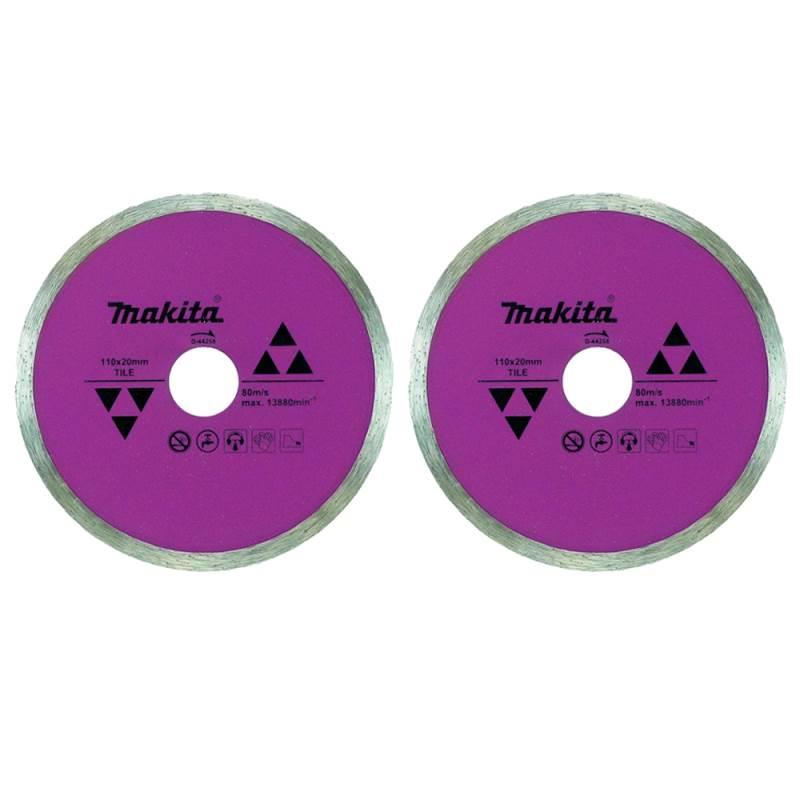 Disco Diamantado 4.3/8 POL p/ Porcelanato e Cerâmica D-44258 C/ 2 Unidades MAKITA