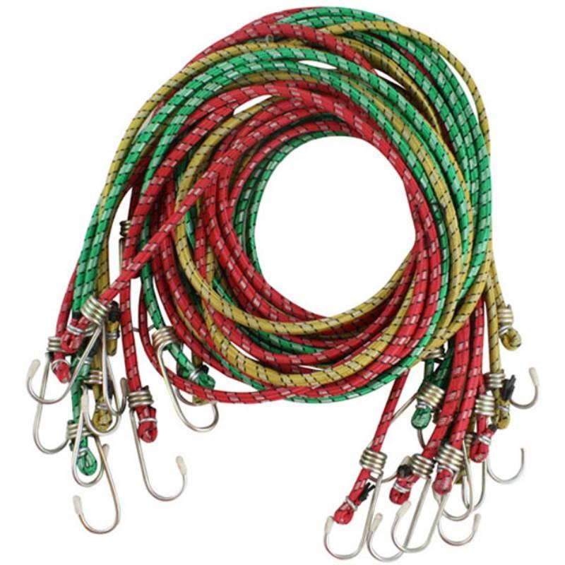 Elástico Extensor para Bagageiro 1 Metro Kit com 10 Peças WESTERN