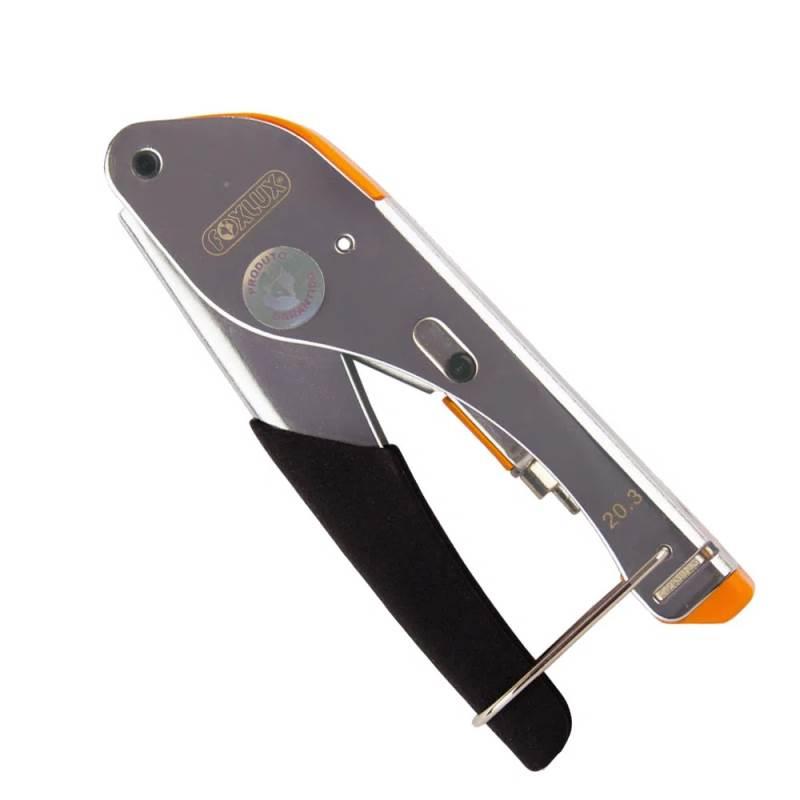 Alicate para Crimpar Terminal Coaxial ACR6 RG6/RG59 FOXLUX