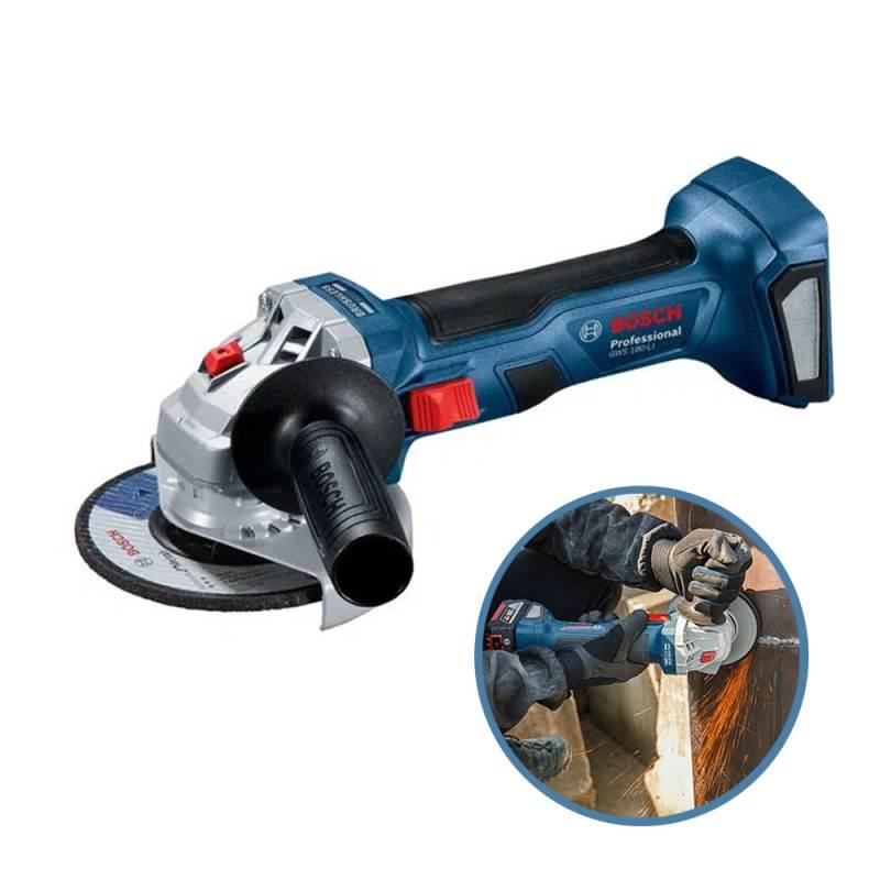 Esmerilhadeira Angular 4.1/2 POL à Bateria 18V sem Bateria e Carregador GWS 180-LI BOSCH