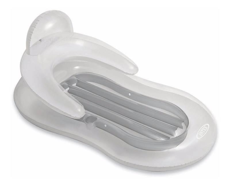 Colchão Boia Bronzeador Inflável Malibu com Encosto INTEX