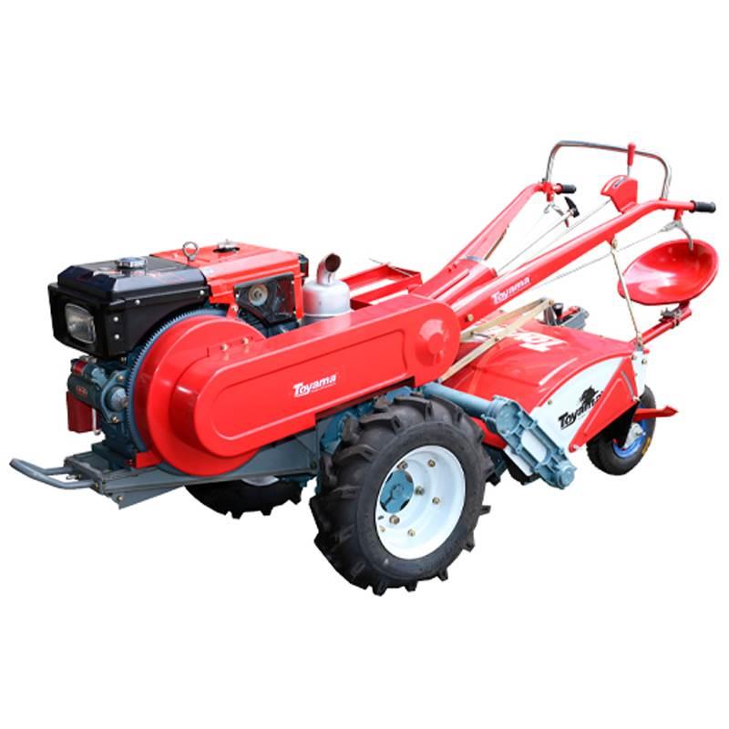 Micro Trator Motocultivador à Diesel 16.5 HP Partida Elétrica TDWT80E TOYAMA