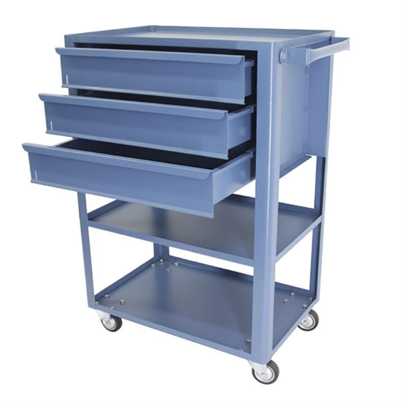 Carrinho para Ferramentas Aberto 90 KG 3 Gavetas NC-7 NOCRAM