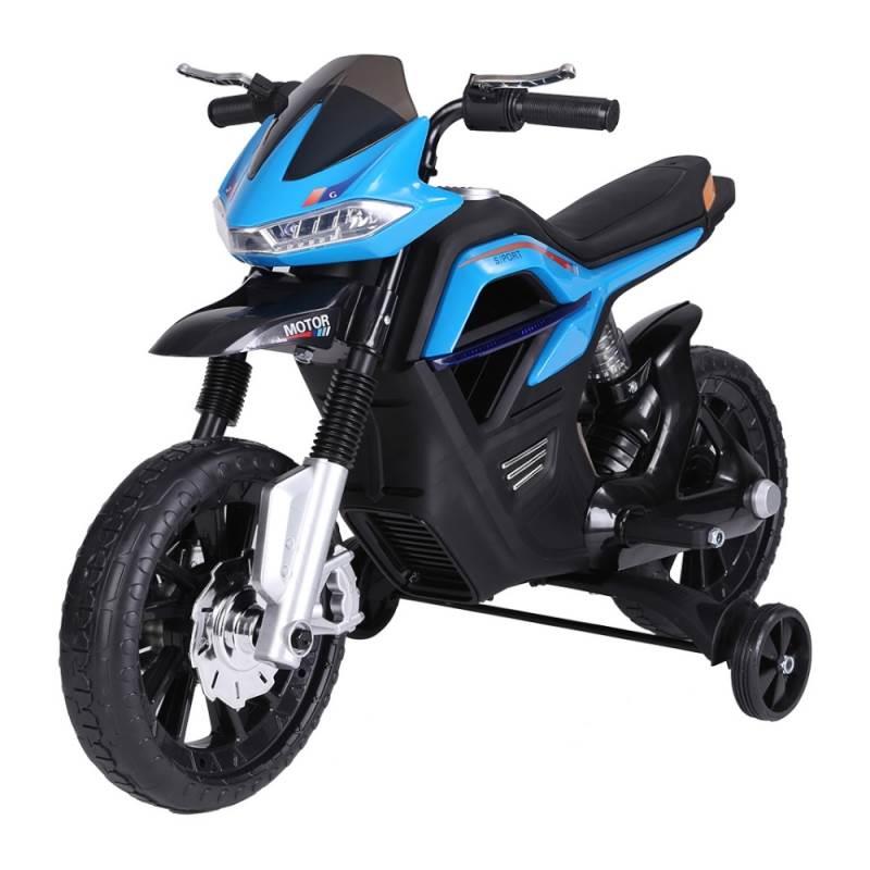 Moto Elétrica Infantil Big Trail à Bateria 6.0V Azul BEL