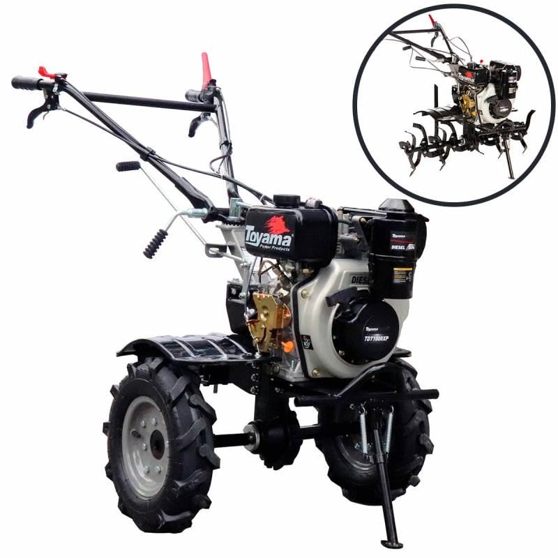 Motocultivador à Diesel 5.0 HP Partida Manual TDT100R-XP 704-010 TOYAMA