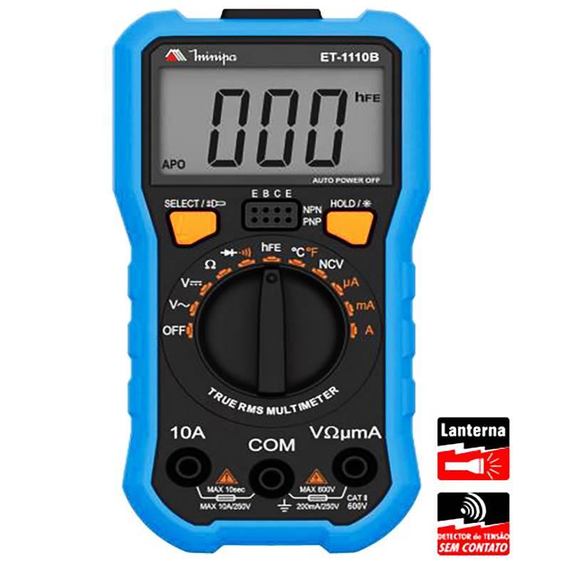 Multímetro Digital ET-1110B MINIPA