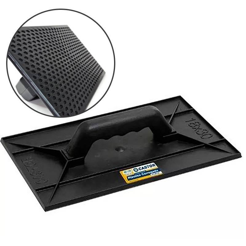 Desempenadeira de Plástico Corrugada 18x30 CM 121 CASTOR