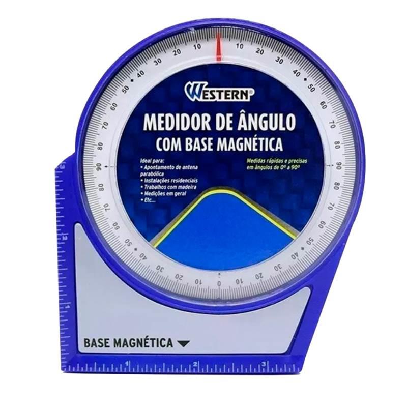 Medidor de Ângulo Inclinômetro Base Magnética 0 A 90° MA-180 WESTERN
