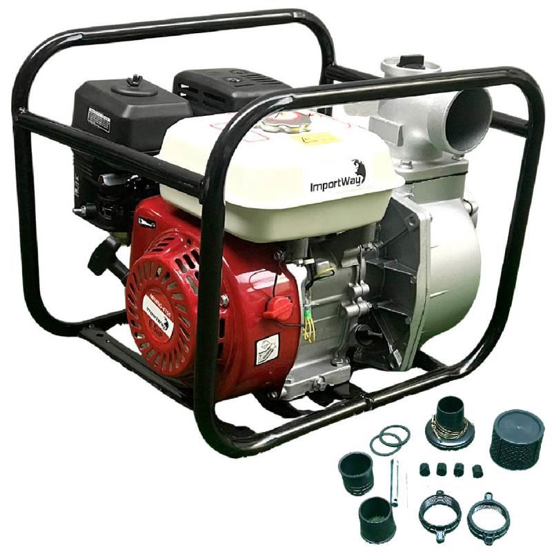 Motobomba à Gasolina 3 x 3 Pol 6.5 HP 4T Auto Escorvante IWMBG4T65 IMPORTWAY