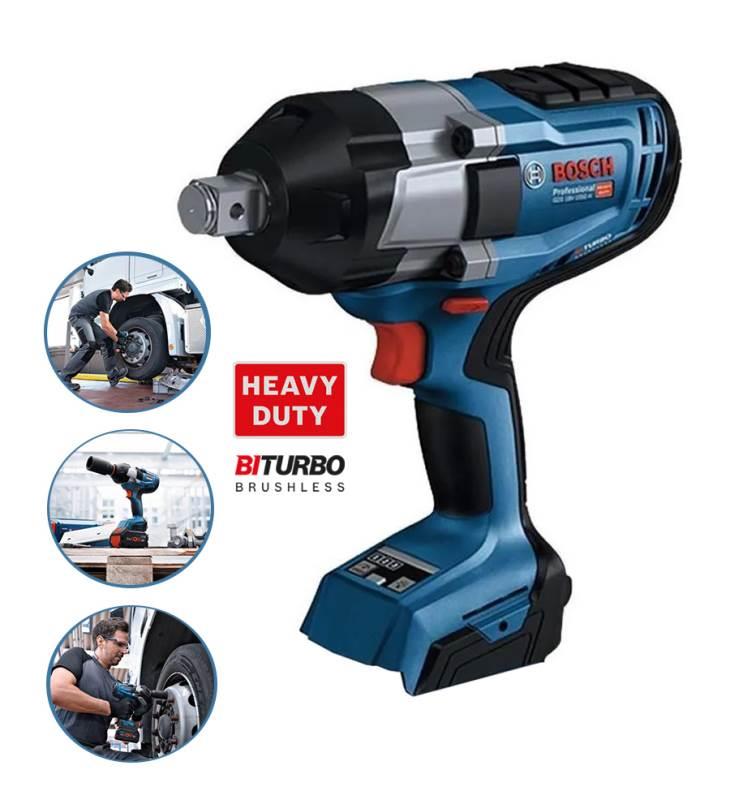 Chave de Impacto à Bateria 18V 3/4 POL BRUSHLESS 1.050NM sem Bateria e Carregador GDS18V1050 BOSCH