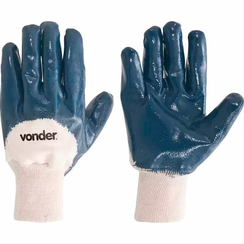 Luva de Malha com Borracha Nitrílica N° 10 MNV 0001 VONDER