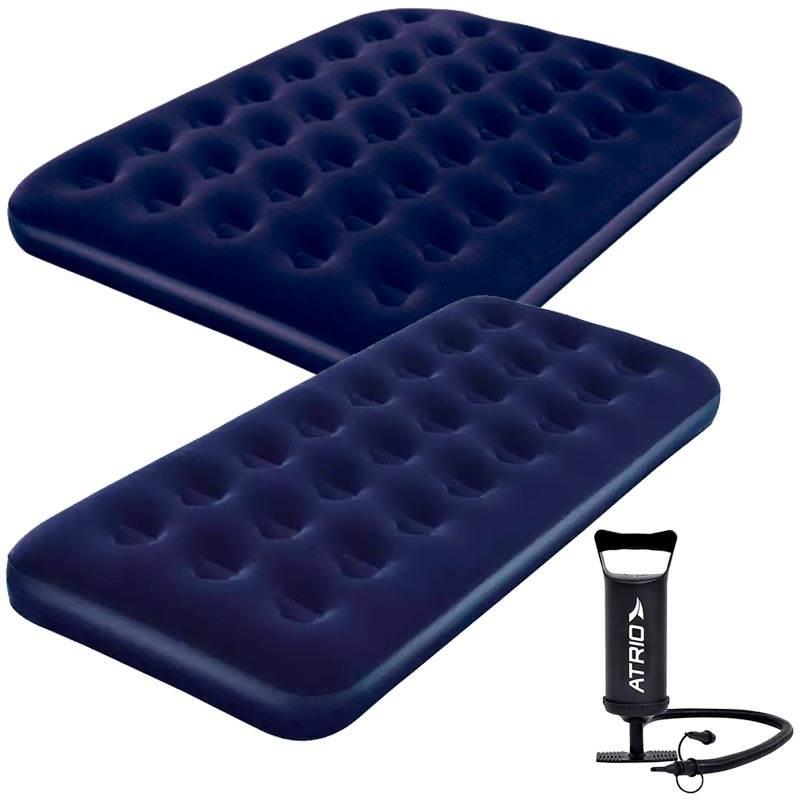 Kit Colchão Inflável de Casal e Solteiro BEL com Inflador