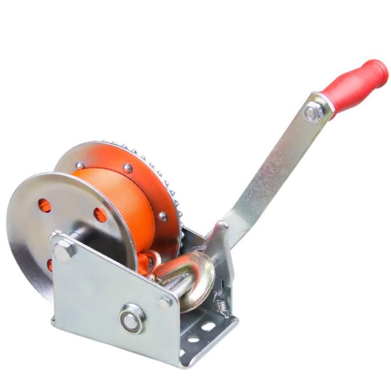 Guincho Manual 1100 KG com Catraca de Arraste com Fita 9M LEETOOLS