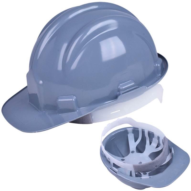 Capacete de Segurança PLT Classe B Cinza PLASTCOR