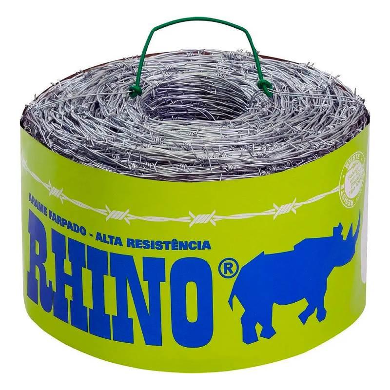 Arame Farpado Rhino 400M com Fio 2.20MM 1867 MORLAN