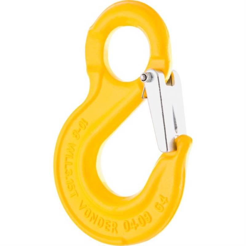 Gancho de Aço com Olhal 2.0 TON com Trava Grau 8 Industrial VONDER