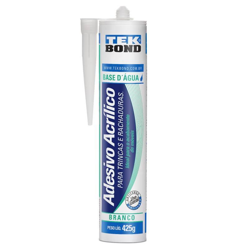 Adesivo Selador de Trincas Veda Trinca Tubo 425 GR 280 ML Branco TEKBOND