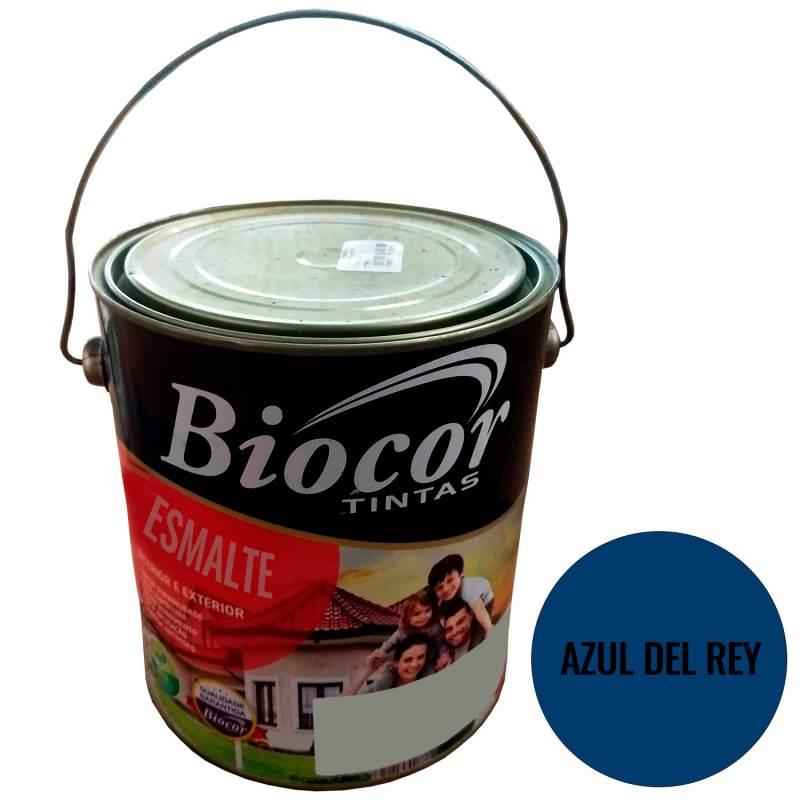 Tinta Esmalte à Base D'Água Azul Del Rey Brilhante Lata 3.6L BIOCOR