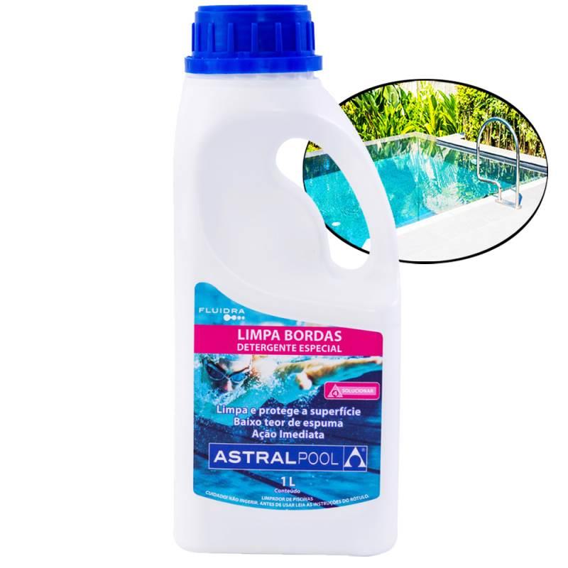 Limpa Bordas Detergente para Piscinas 1 Litro 210040T FLUIDRA