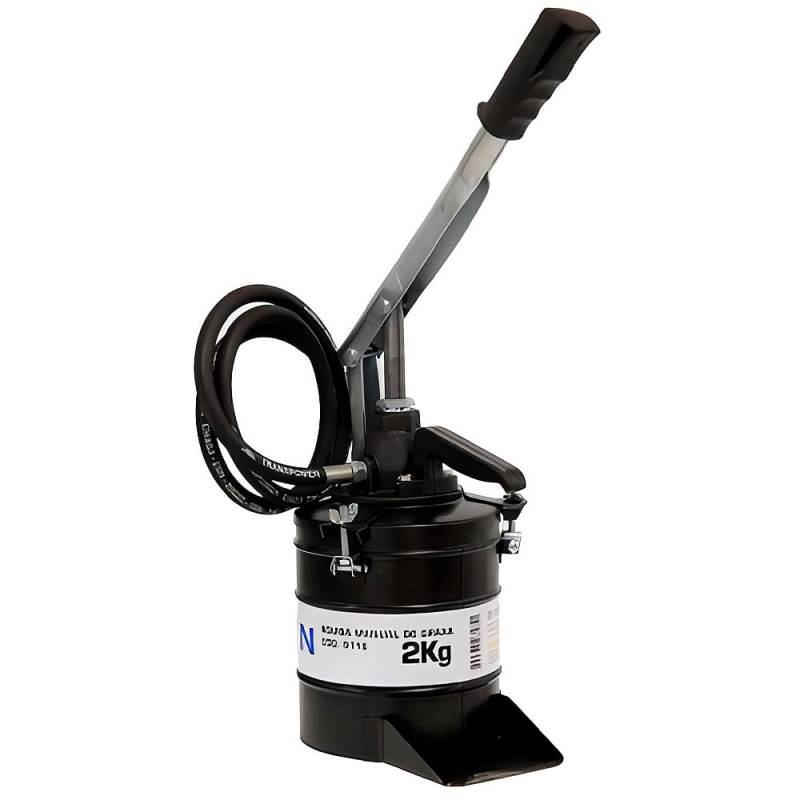 Bomba Manual de Alavanca Para Graxa 2 KG Com Cabo Emborrachado 9116 BREMEN