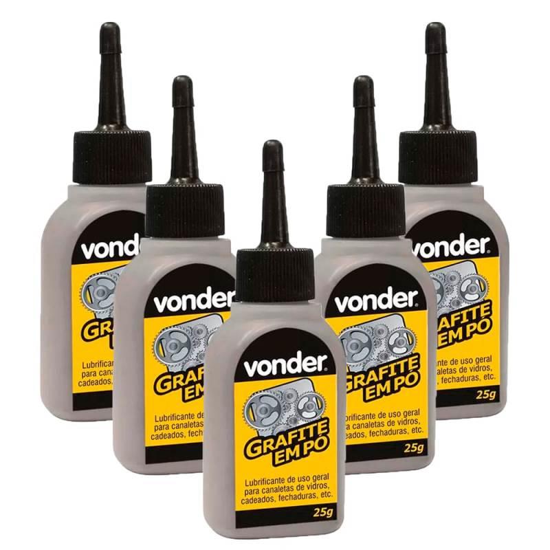 Grafite em Pó 25G Kit Com 5 Unidades VONDER