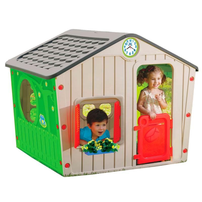 Casinha de Brinquedo Cinza Infantil Criança BEL