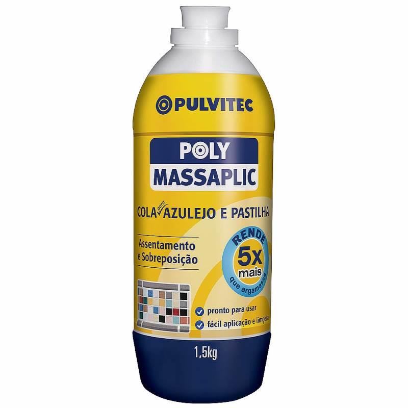 Cola Para Azulejo Pastilha 1.5KG Massaplic FA022 PULVITEC