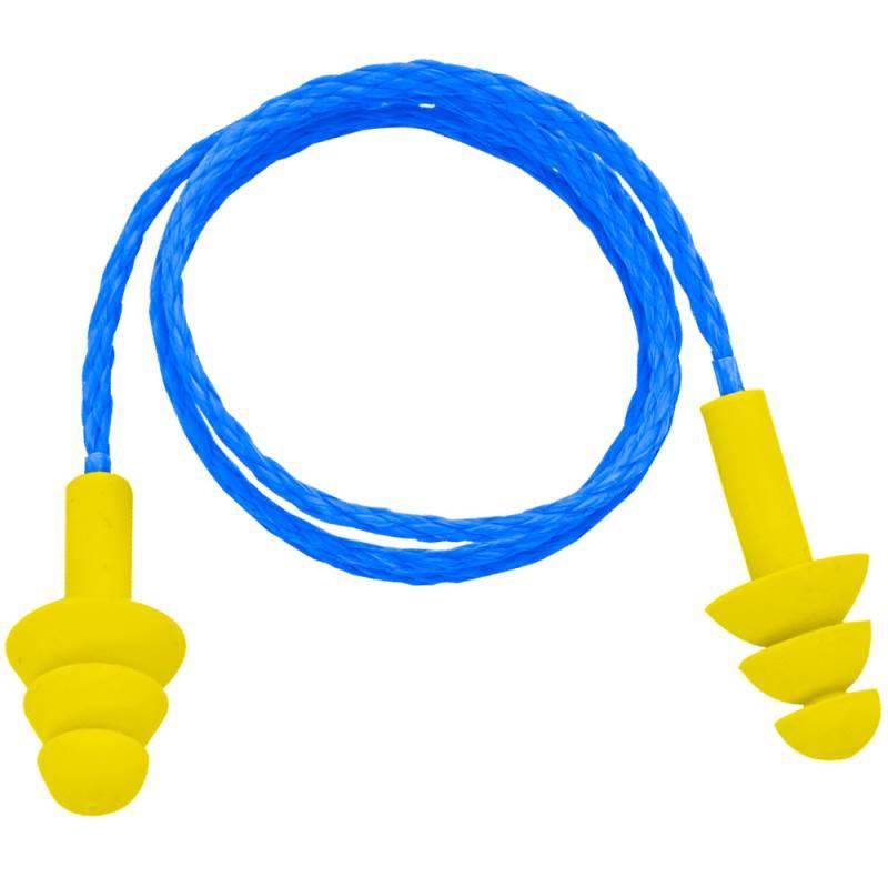 Protetor Plug Auricular Copolímero Reutilizável com Cordão DELTA PLUS