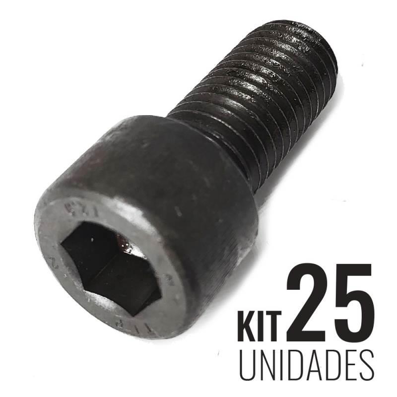 Parafuso Allen 18 x 40 MM Cabeça Cilíndrica Sextavado Interno Kit 25 Peças PA135180401A TELLEP