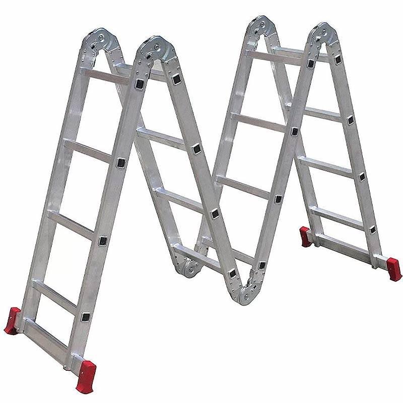 Escada de Alumínio Articulada 16 Degraus 4.23 Metros Com 13 Posições ESC0293 BOTAFOGO