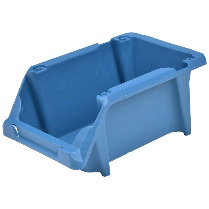 Gaveta Plástica Prática Empilhável n° 7 Azul PRESTO