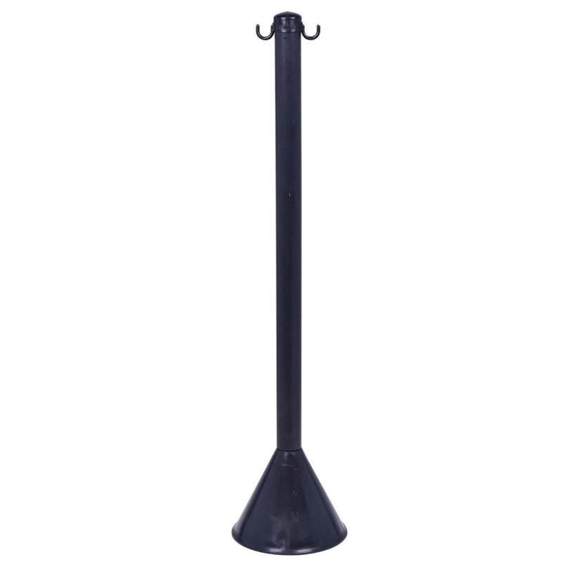 Pedestal Plástico para Corrente 90 CM Preto PLASTCOR