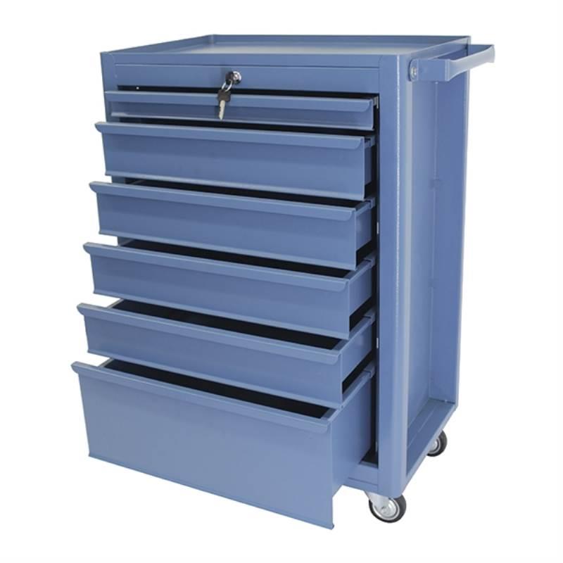 Carrinho para Ferramentas Fechado 90 KG com 6 Gavetas NC-12 NOCRAM