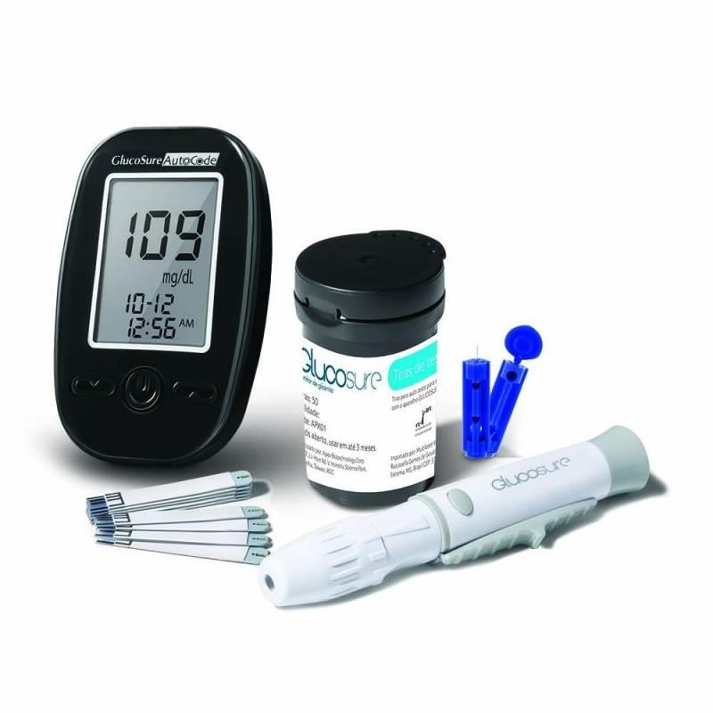 Medidor de Glicemia Monitor GlucoSure HC129 MULTILASER