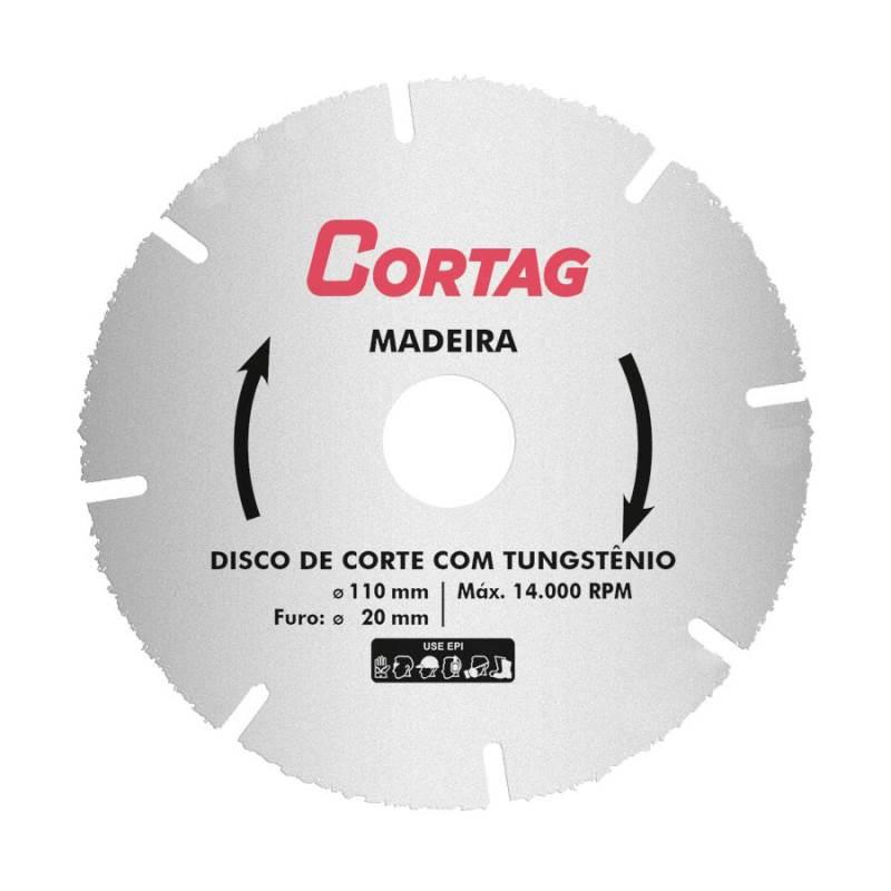 Disco de Corte Diamantado 4.3/8 POL com Tungstênio 61346 COTAG