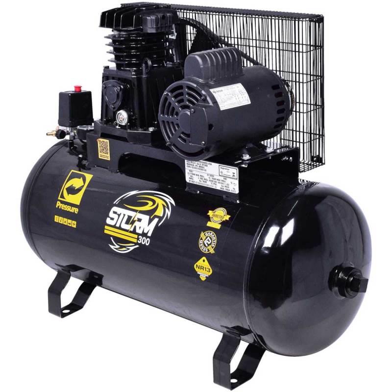 Compressor de Ar 2.0 HP 10 Pés 100 Litros Storm 300 Mono 110/220V PRESSURE