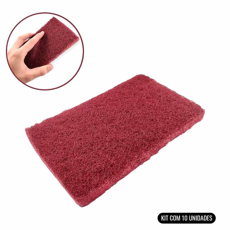 Esponja Fibratex 130 x 240 Extra Fina Bear-Tex Kit Com 10 Unidades NORTON