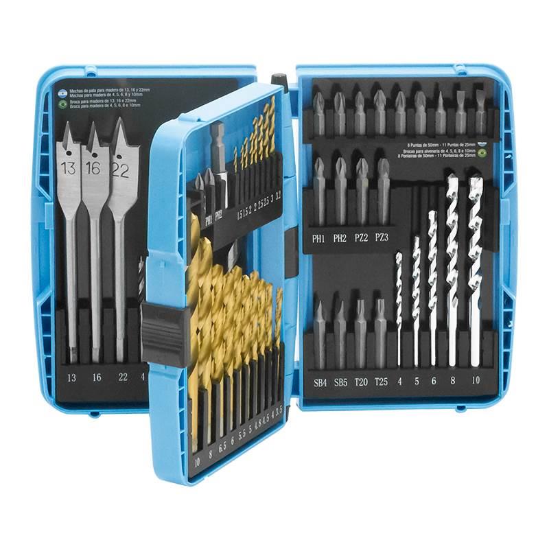 Kit de Acessórios para Furadeira e Parafusadeira com 52 Peças G19514AC GAMMA