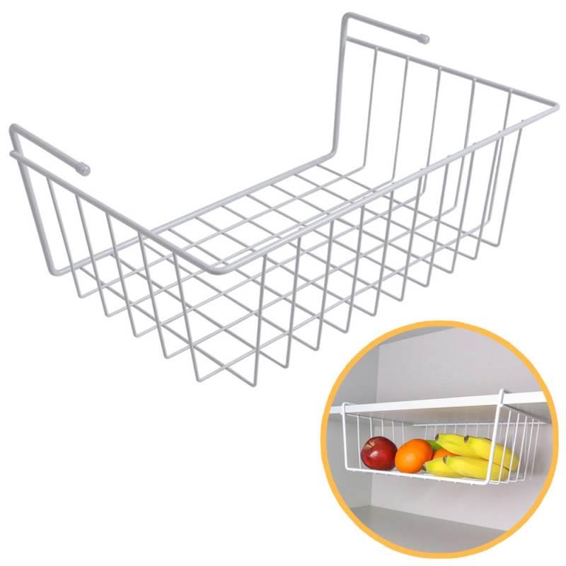 Cesto Organizador Suspenso Viena para Prateleiras Médio Branco 991001 BEL