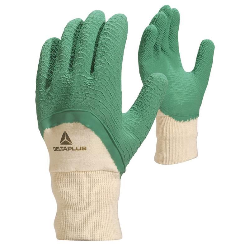 Luva de Algodão com Banho 3/4 de Latex Natural LA500 250 MM LA50009 DELTA PLUS