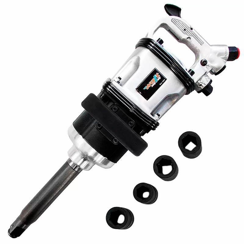 Chave de Impacto Pneumática Longa 1 POL c/ 4 Soquetes WAFT