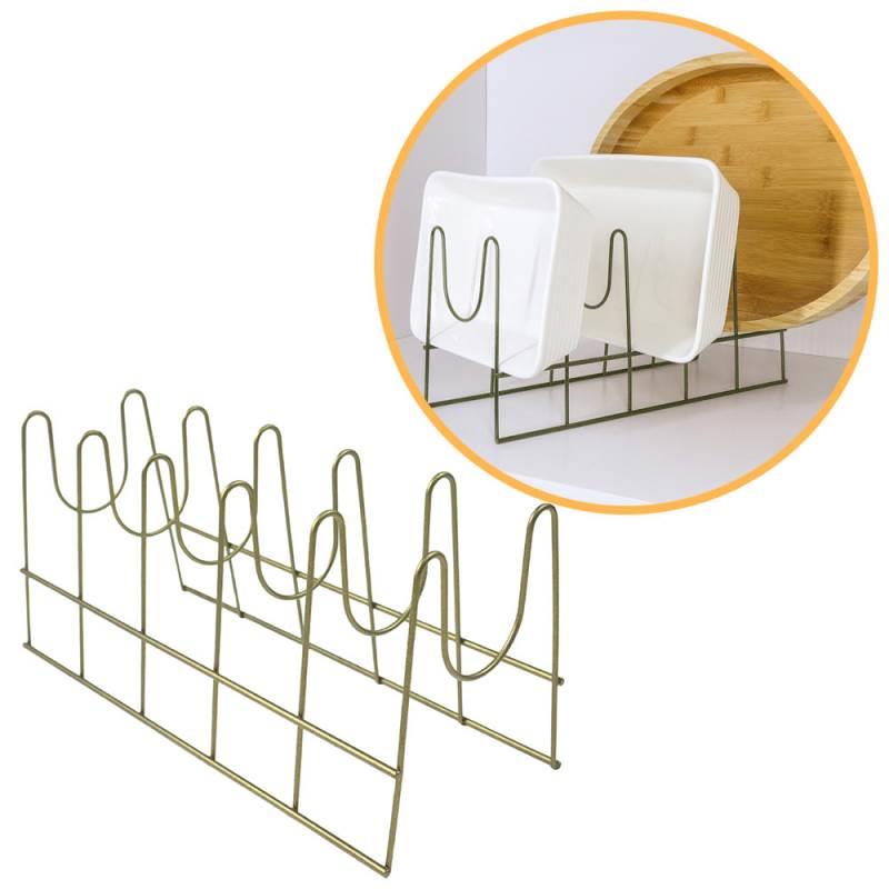 Suporte Porta Tampas e Travessas Viena Verde Oliva 990244 BEL