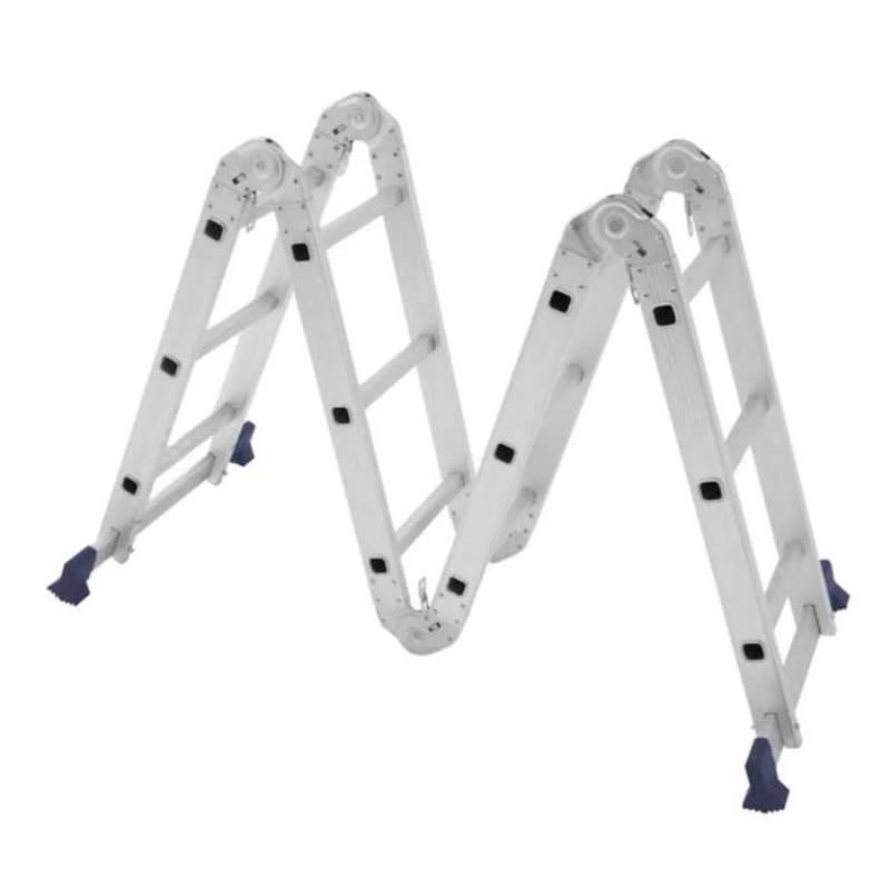 Escada de Alumínio Articulada 4x3 12 Degraus MOR