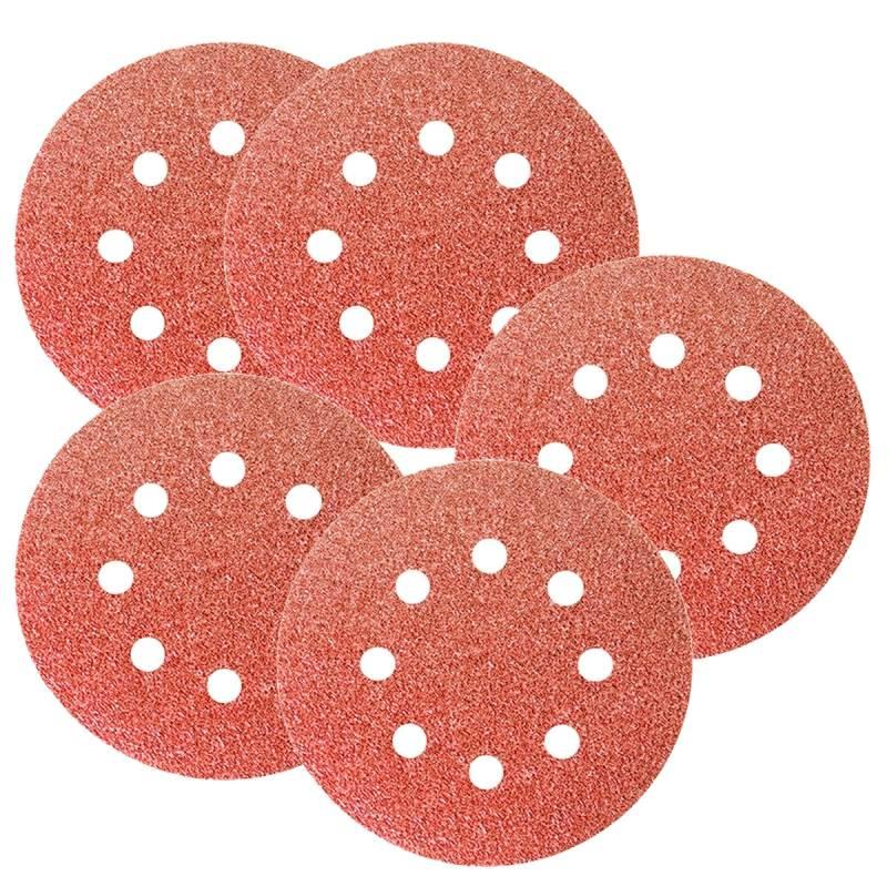 Disco de Lixa 5 POL c/ Velcro Grana 100 com 5 Unidades MTX