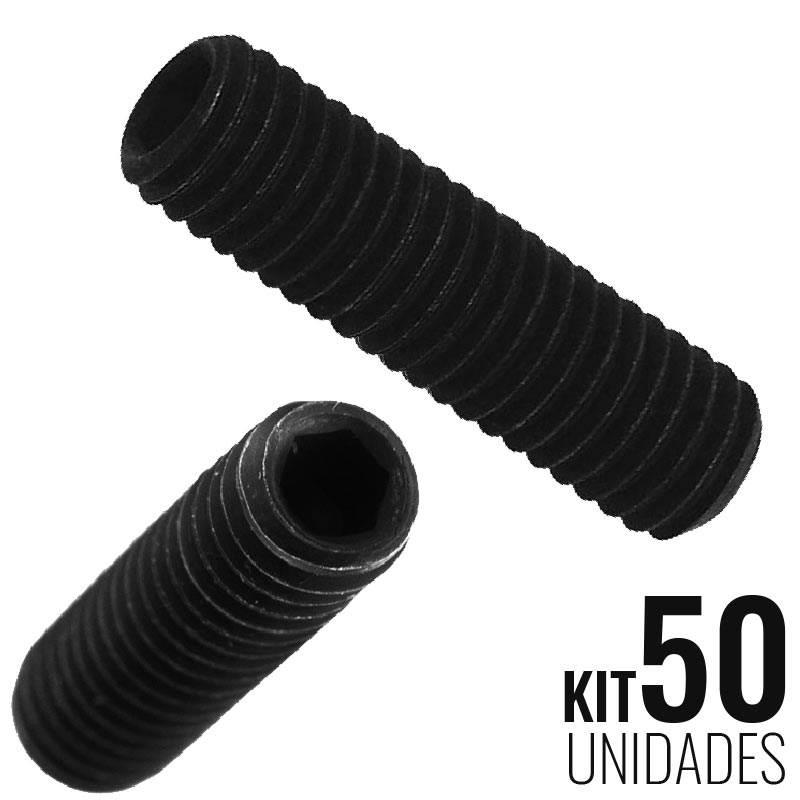 Parafuso Allen 12 x 40 MM s/ Cabeça Sextavado Interno Kit 50 Unidades SCPLAN12X40TP TELLEP