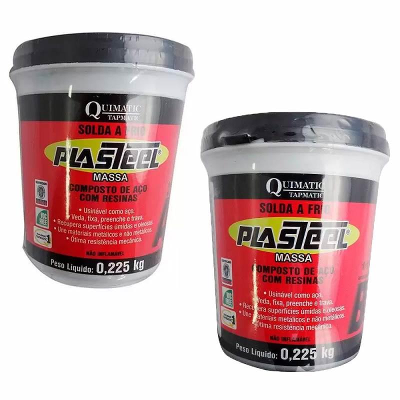 Plasteel Massa 1:1 Solda a Frio 450G PM1 TAPMATIC