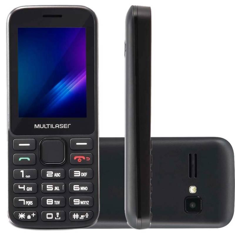 Celular ZAPP Preto 3G 512MB KaIOS. Facebook. Whatsapp. Google Assis P9098 MULTILASER